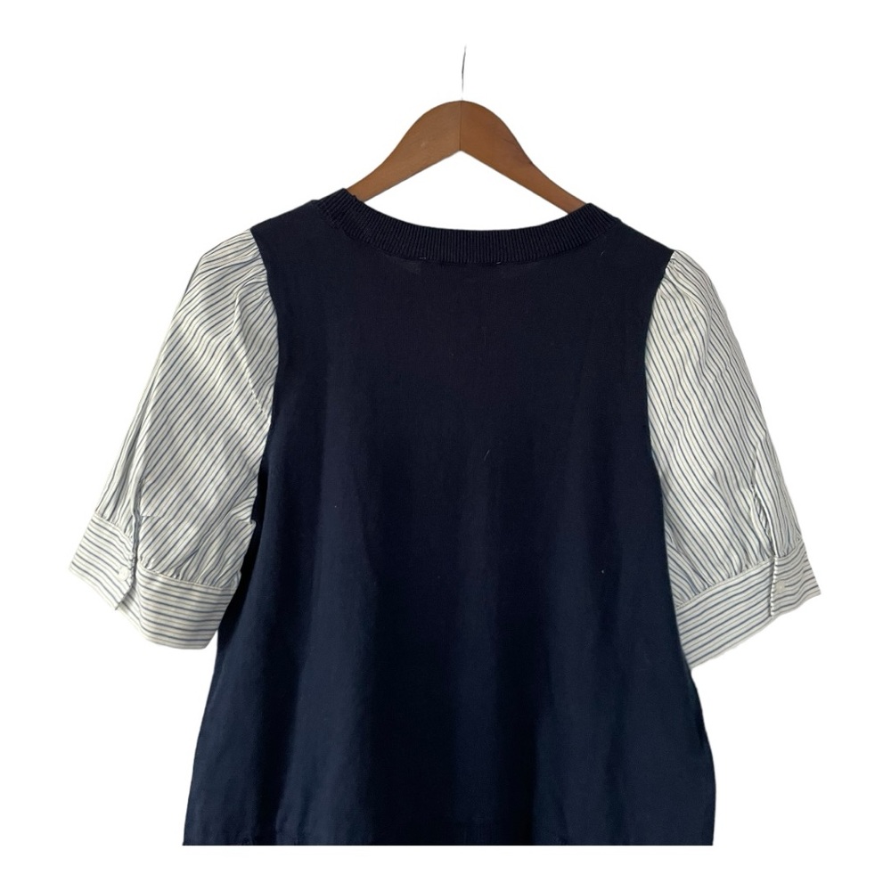 NWT LOFT sweater vest with faux blouse. Short sleeved - Picture 8 of 16